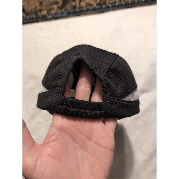 Fila Sport Mesh Solid Runner Tennis Cap One Size Black Multi Panel - Picture 4 of 6